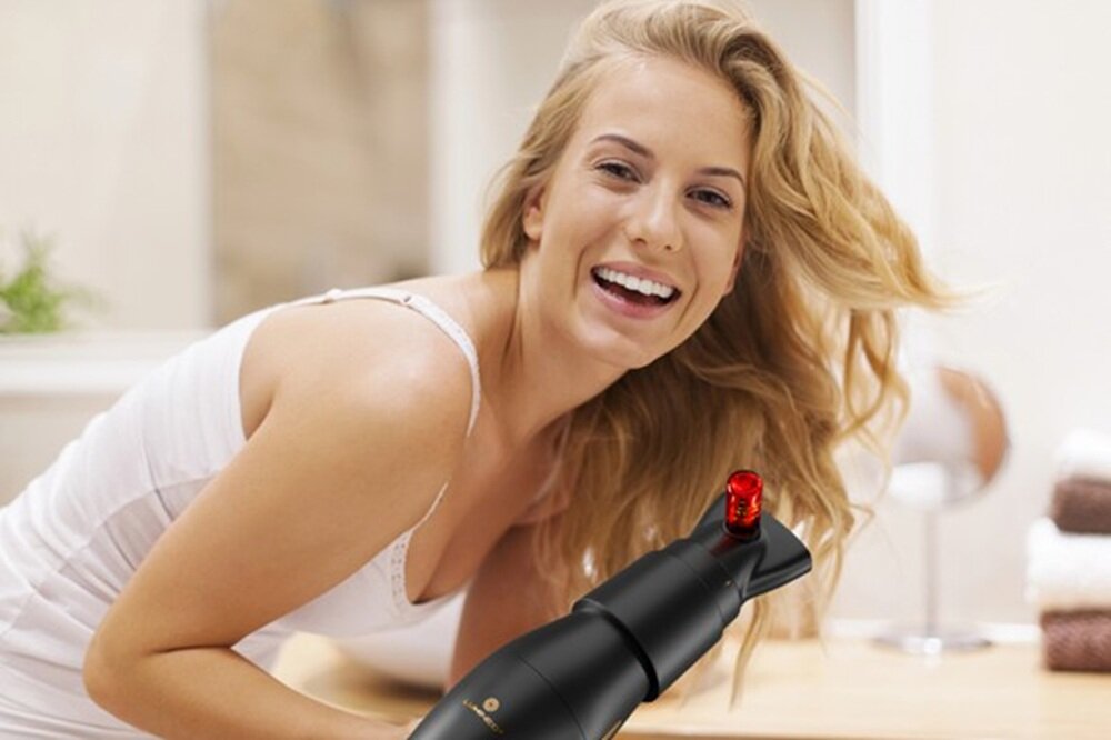 Suszarka LUMINEO HD100BI + Zestaw serum 3 x 20 ml dyfuzor z serum, ochrona przed wysoką temperaturą, nawilżenie, wygładzenie, blask, zabieg pielęgnacyjny bez zniszczeń i puszenia