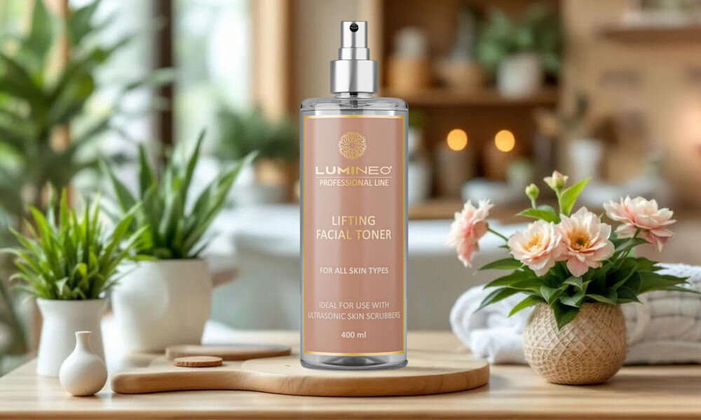 Urządzenie do peelingu kawitacyjnego LUMINEO M22 5w1 + Tonik liftingujący 400 ml tonik liftingujący, wzmocniony efekt, nawilżenie, właściwe ph, odświeżenie i rozjaśnienie skóry