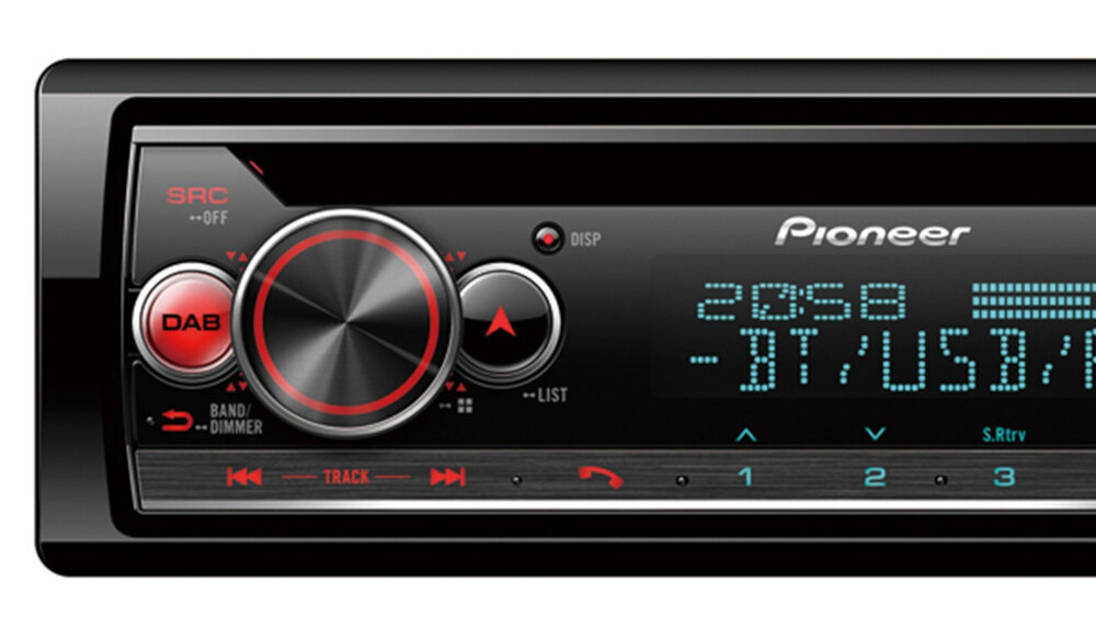 Radio samochodowe PIONEER DEH-S720DAB - bluetooth