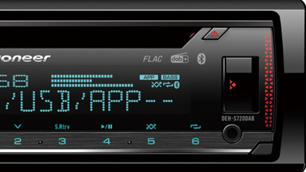 Radio samochodowe PIONEER DEH-S720DAB - kolor