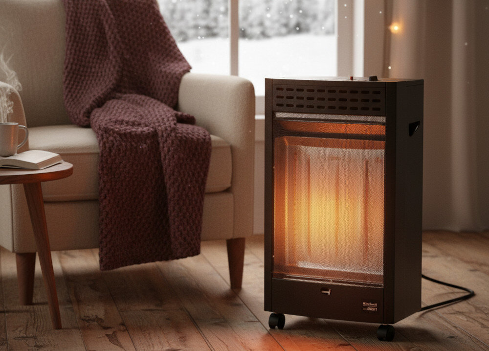 Piecyk gazowy EINHELL BFO 4200/1 zdjęcie lifestyle Palnik Blue Flame Zasilanie gazem propan-butan Zużycie gazu wynosi około 300–305 g/h Zapalnik piezoelektryczny 