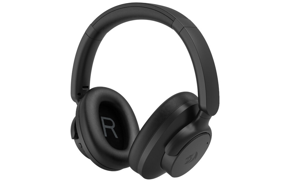 Słuchawki REDRAGON Vibecore H610 ANC z redukcją hałasu do 40 dB i trybem adaptacyjnym mikrofonów, słuchawki nauszne po skosie na białym tle