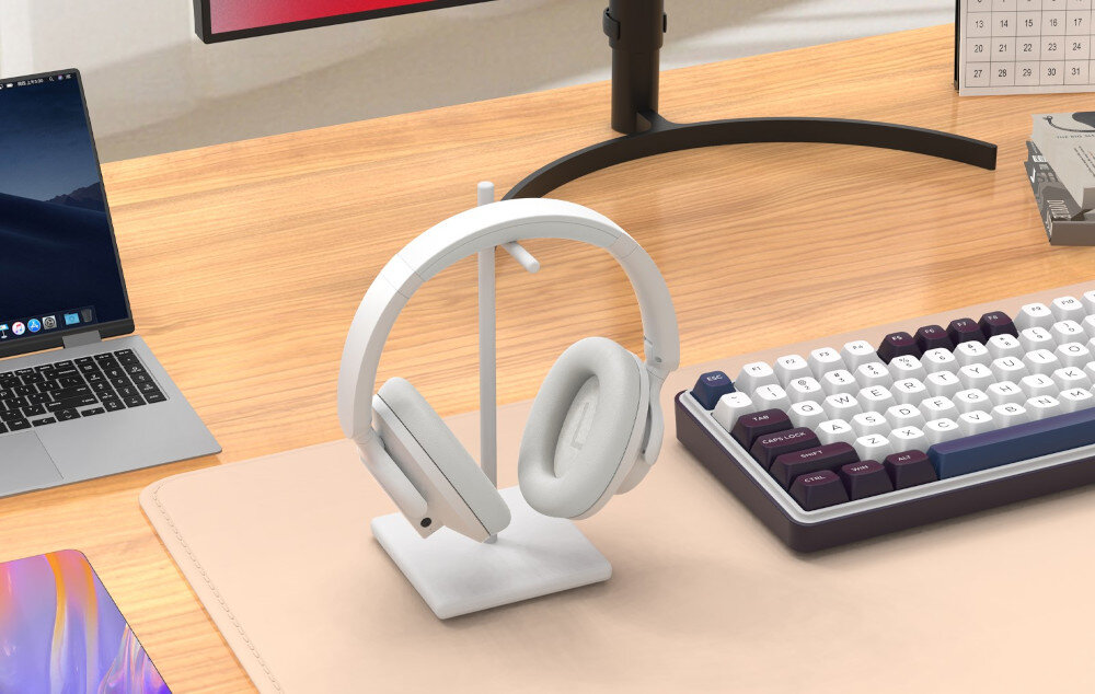 REDRAGON Vibecore H610G ANC przetworniki 40 mm szerokie pasmo przenoszenia 20 Hz–20 kHz dla graczy i melomanów, słuchawki nauszne zawieszone na stojaku