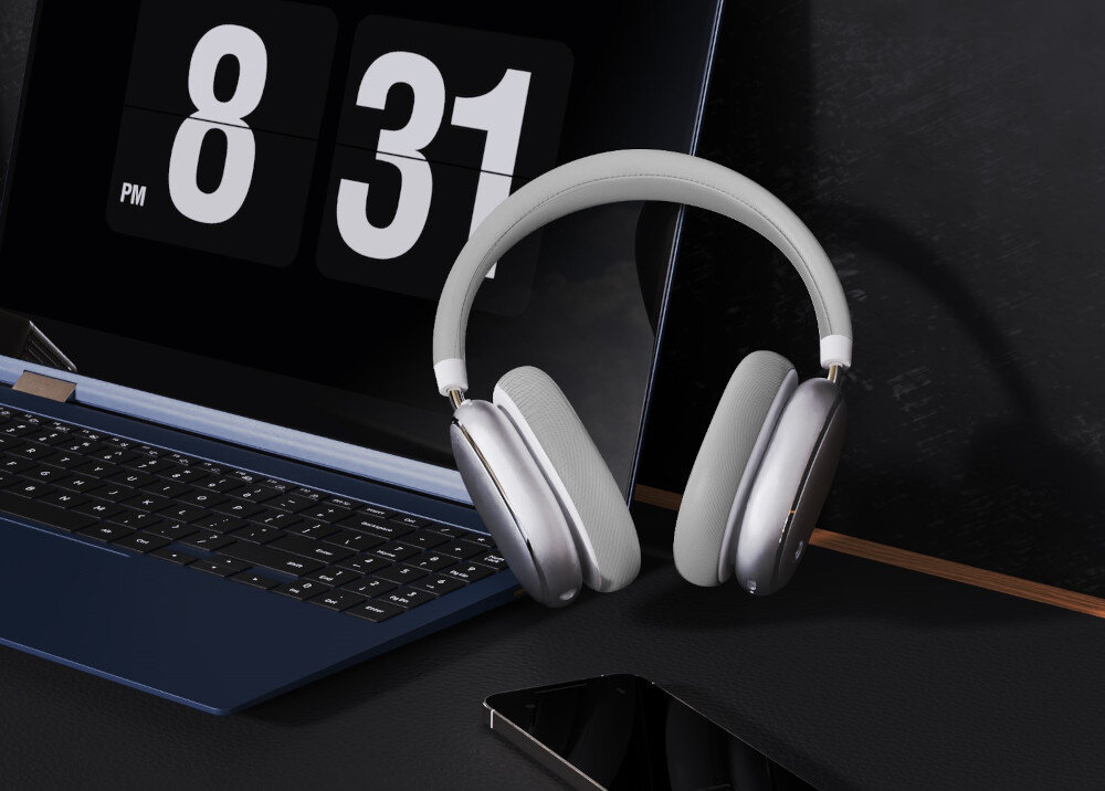 Słuchawki nauszne REDRAGON Vibecore H620 ANC bezprzewodowe z aktywną redukcją szumów, słuchawki nauszne oparte o laptopa