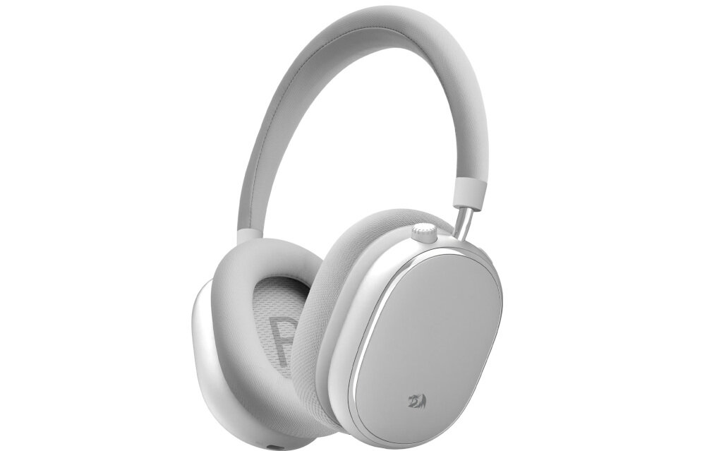 Słuchawki REDRAGON Vibecore H620 ANC z aktywną redukcją hałasu i szczelnymi nausznikami do biura i podróży, słuchawki nauszne po skosie na białym tle