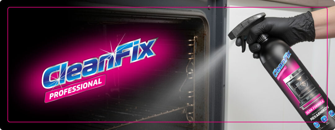 Płyn do czyszczenia piekarników CLEANFIX 1000 ml CleanFix w użyciu