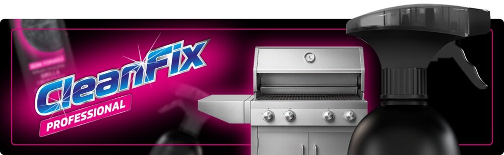 Płyn do czyszczenia grilla CLEANFIX Professional 1000 ml kv początek opisu