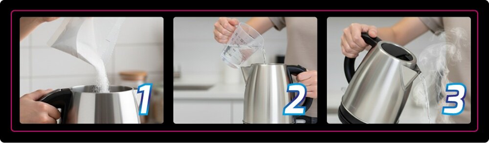 Odkamieniacz CLEANFIX Professional 75 g (4 sztuki) instrukcja użycia odkamieniacza w proszku CleanFix