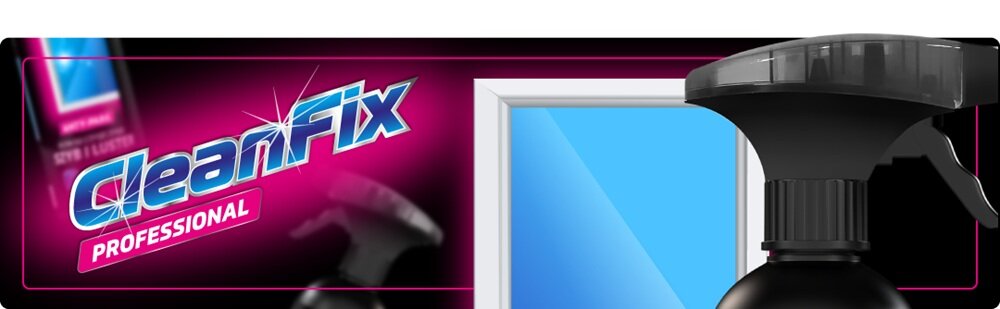 Płyn do mycia szyb CLEANFIX Professional Antypara 500 ml kv początek opisu