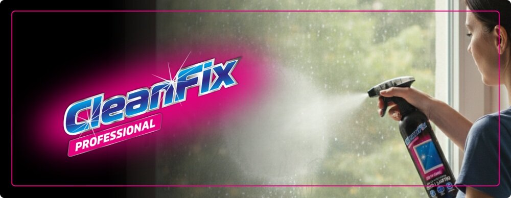 Płyn do mycia szyb CLEANFIX Professional Antypara 500 ml – czyszczenie szyb, luster i powierzchni szklanych