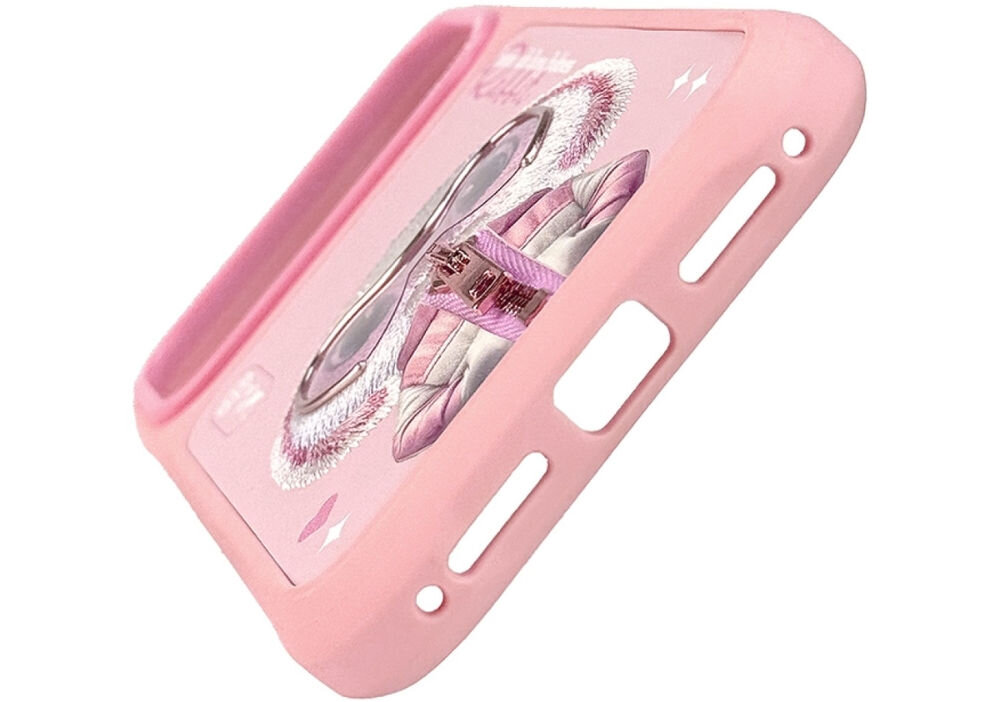 Etui NIMMY Cool&Cute 2.0 Rabbit do Apple iPhone 17 Pro Max Różowy
                etui na białym tle haftowany króliczek trójwymiarowe detale