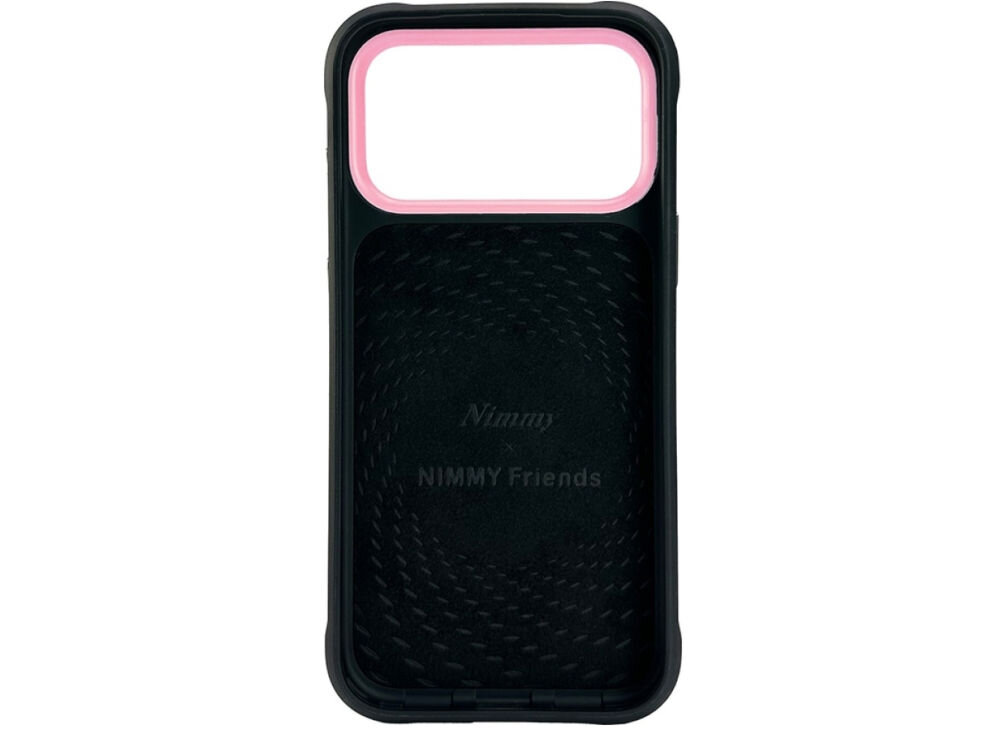 Etui NIMMY Glasses Cool Cat do Apple iPhone 17 Pro Czarny
                etui na białym tle od środka trwałe tpu pc chroni telefon odporna na zabrudzenia estetyczny wygląd