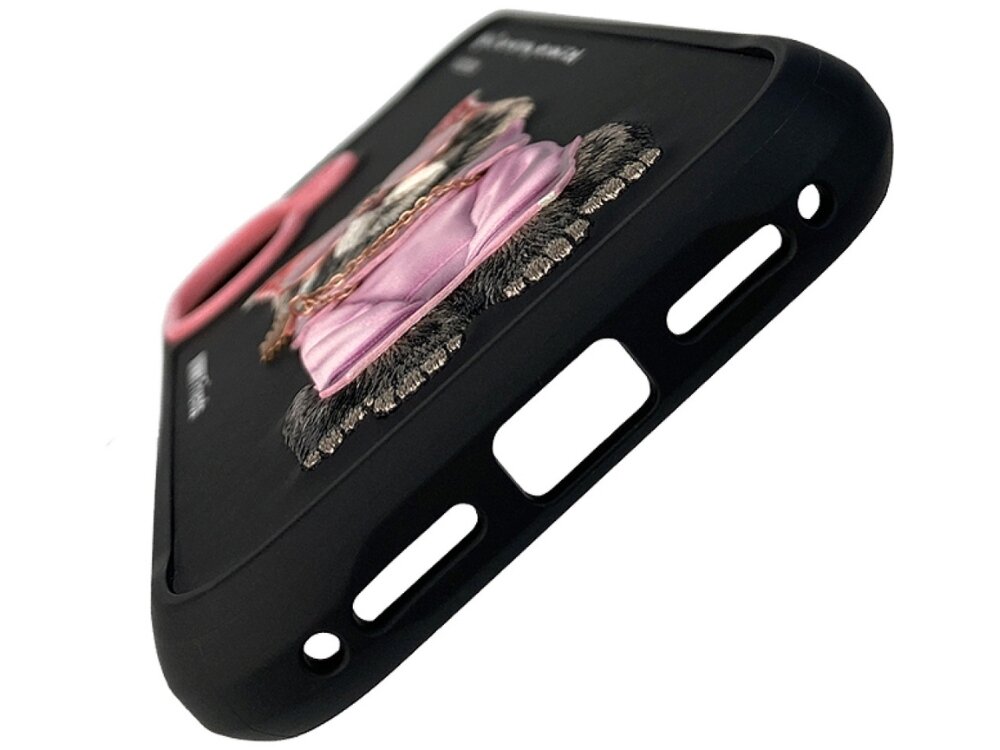 Etui NIMMY Glasses Cool Cat
                etui na białym tle haftowany kotek trójwymiarowe detale trwałe tpu pc chroni telefon odporna na zabrudzenia estetyczny wygląd