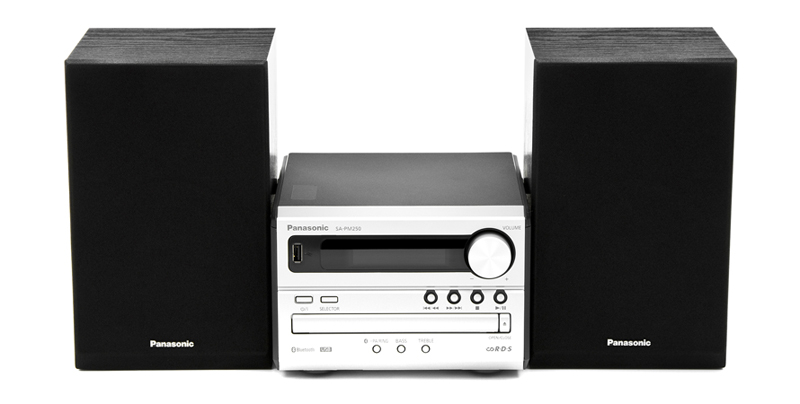 Wieża PANASONIC SC-PM250EC-S bass reflect 10 w korektor dźwięku