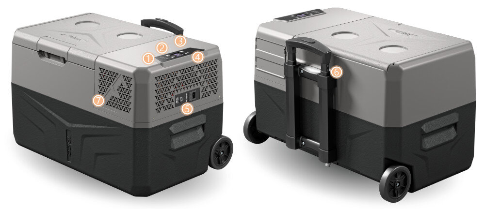 Lodowka YOLCO BX30 Szary