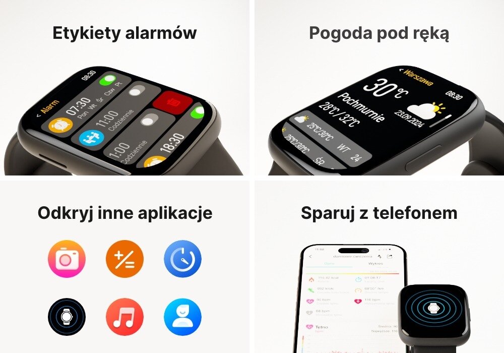 Smartwatch FOREVER SW-330 ForeVigo 4 wsparcie