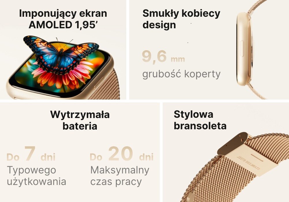 Smartwatch FOREVER SW-330 ForeVigo 4 wyrazisty