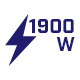 Piorun z 1900 W.