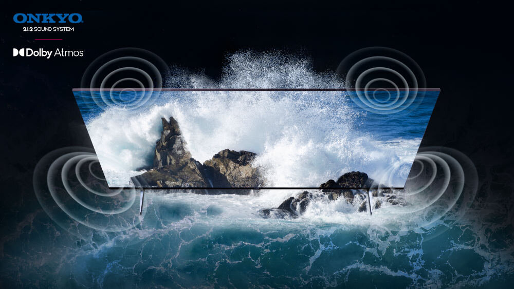 telewizor TCL 75C855 - Kinowe wrażenia dźwiękowe