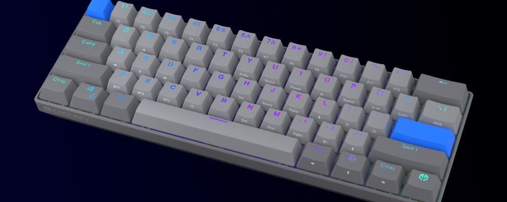 ENDORFY Thock V2 Compact solidna obudowa wysokiej jakości materiałów aluminiowym topem -  klawaitura podczas użytkowania z podkładką pod nadgarstki ENDORFY Thock Palm Rest V2 Compact