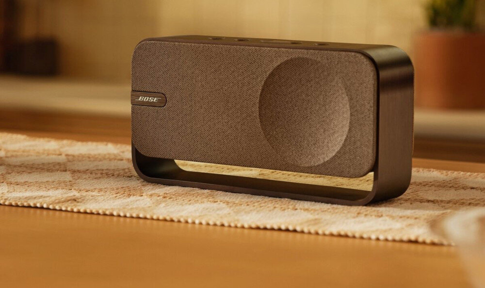 Głośnik mobilny BOSE SoundLink Home - Bluetooth 5.3, 9 godzin pracy, przewód USB-C w zestawie, głośnik mobilny stojący na półce w pomieszczeniu