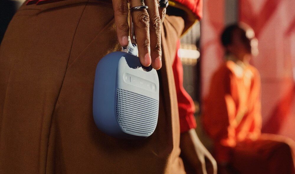 Głośnik mobilny BOSE SoundLink Micro 2nd Gen kompaktowy głośnik Bluetooth o potężnym brzmieniu i przenośnej konstrukcji, głośnik zawieszony na pasku od spodni