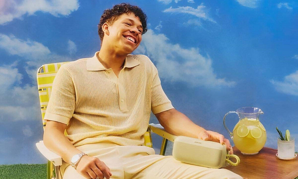 Głośnik mobilny BOSE SoundLink Plus z paskiem do noszenia przenośny głośnik Bluetooth, głośnik stojący na nodze