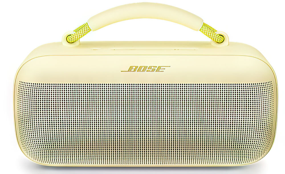 BOSE SoundLink Max Bose SimpleSync kompatybilność z innymi głośnikami, głośnik od frontu na białym tle