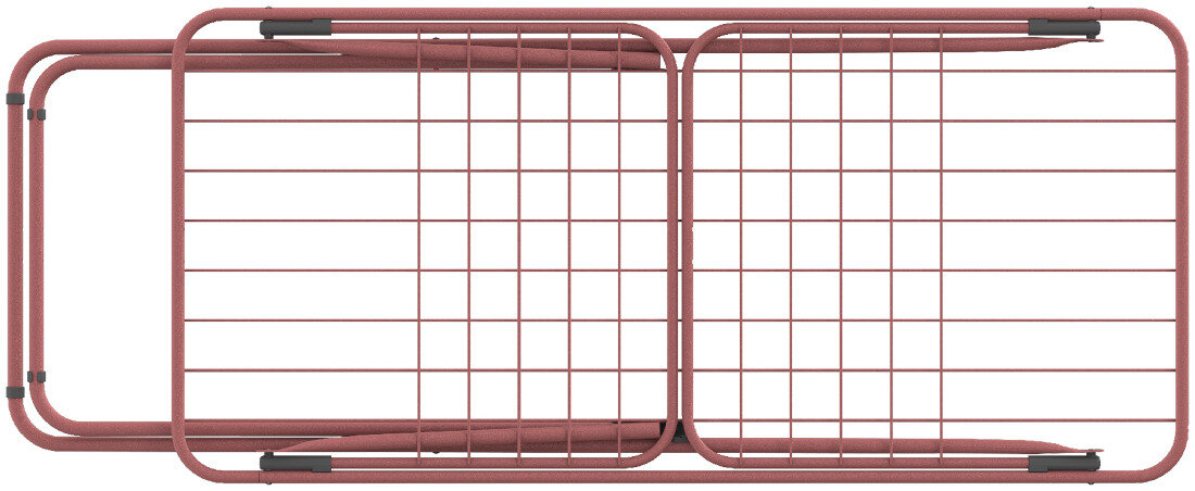 Suszarka na pranie RORETS Sussi Rose prosta obsluba stabilna przenoszenie przechowywanie zablokowanie ramion