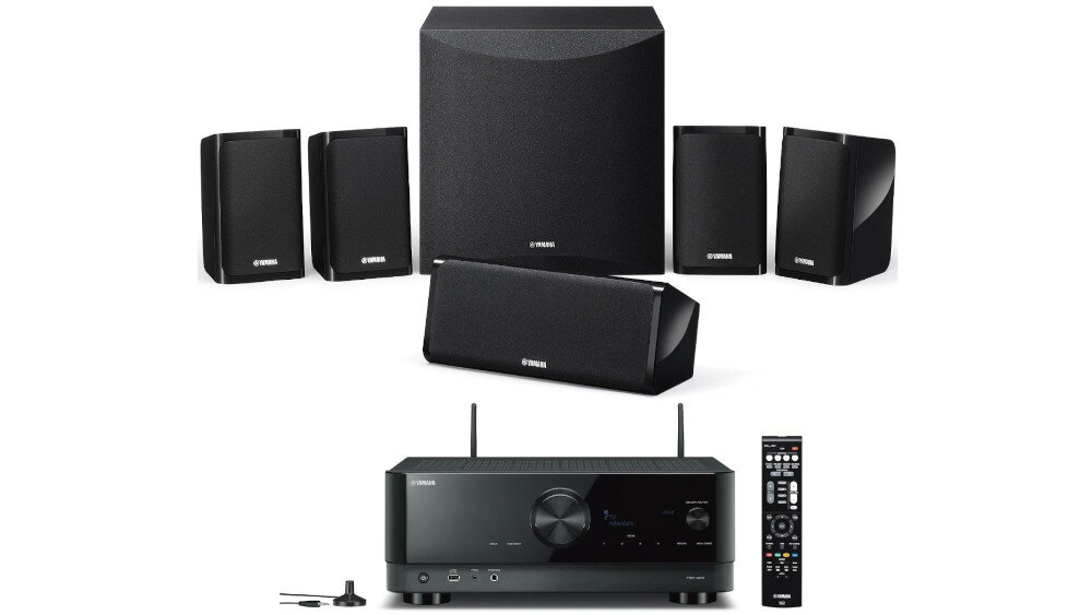 Kino domowe YAMAHA TSR-400 + NS-P41  - wykonanie