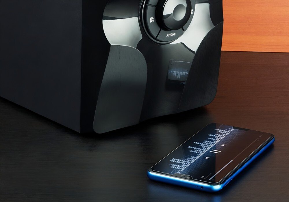 Głośniki SVEN 2.1 MS-315 łączność port obsługa