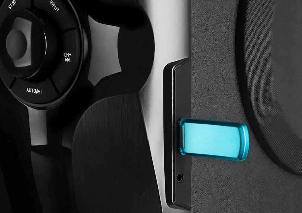 Głośniki SVEN 2.1 MS-315 pilot obsługa radio złącza