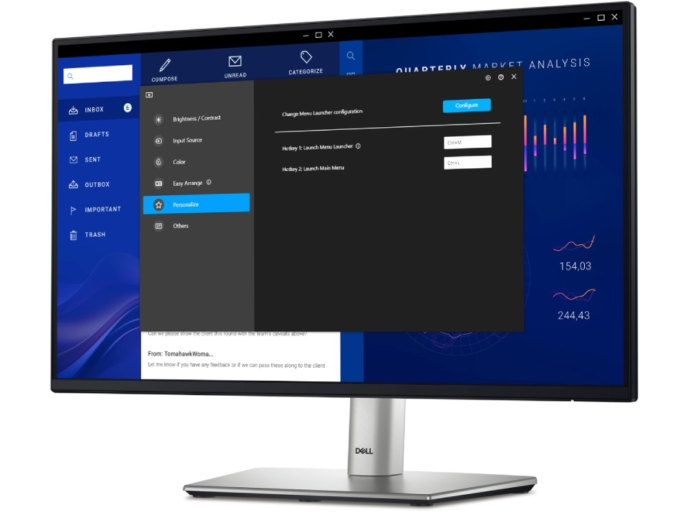 Monitor DELL P2225H 21.5 1920×1080px IPS 100Hz oprogramowanie aplikacja narzędzia funkcje