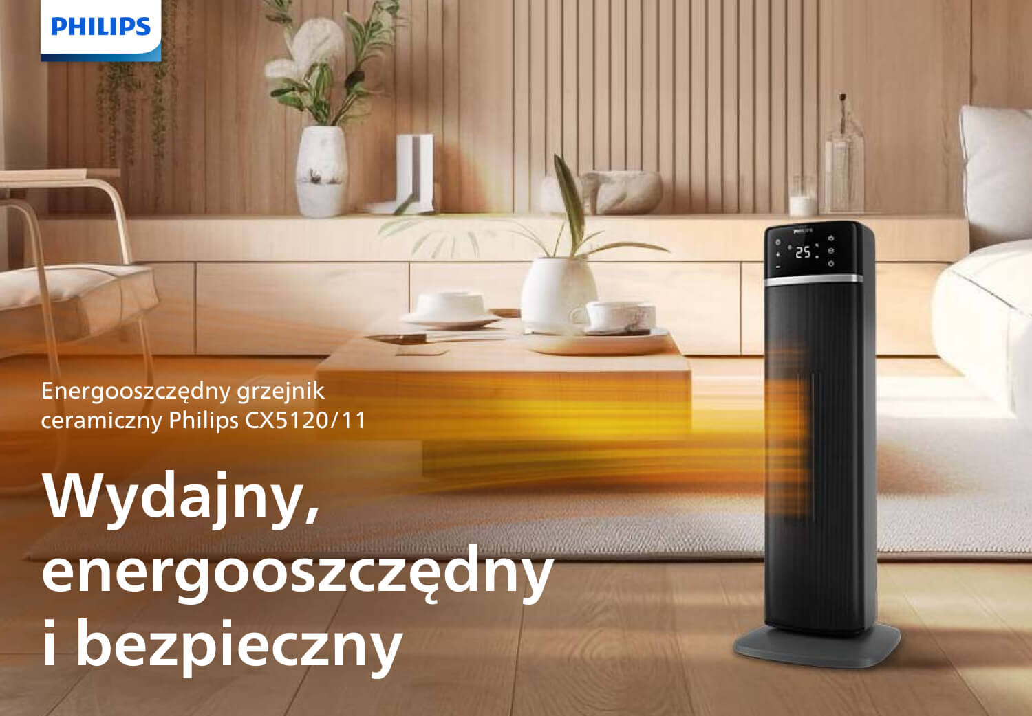 Poznaj grzejnik ceramiczny Philips CX5120/11 dostępny w ofercie Media Expert Poznaj grzejnik ceramiczny Philips CX5120/11 dostępny w ofercie Media Expert
