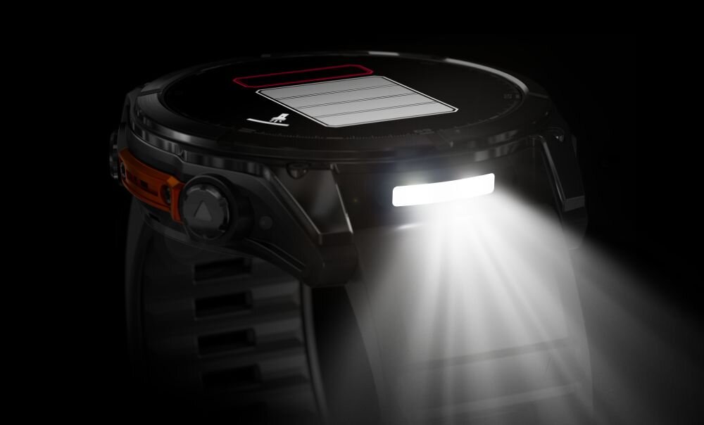 Smartwatch GARMIN Fenix 8 funkcjonalnosc latarka platnosci zblizeniowe garmin pay serwisy streamingowe spotify deezer amazon music