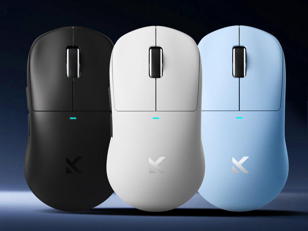MCHOSE M7 Ultra - myszka w 3 kolorach czarny biały niebieski