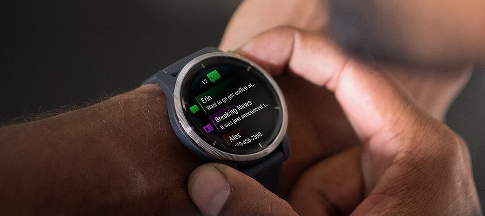 Zegarek sportowy GARMIN Venu 2S smartfon