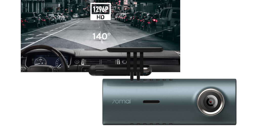 Wideorejestrator 70MAI M300 Dash Cam - szerokie kąty nagrywania