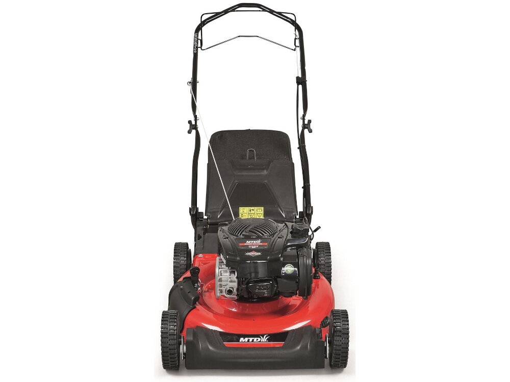 Kosiarka spalinowa MTD Smart 53 SPBS Briggs&Stratton 625 E z napędem 4 opcje wyrzutu trawy wyrzut tylny do kosza wyrzut tylny wyrzut boczny funkcja mulczowania szybkie rozdrobnienie koszonych roślin