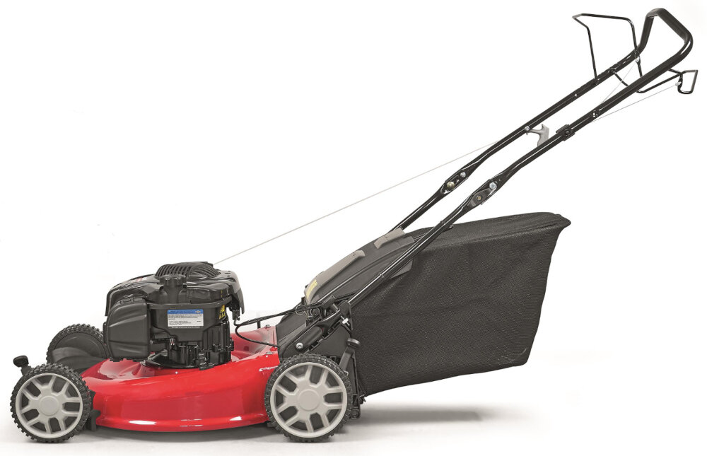 Kosiarka spalinowa MTD Smart 53 SPBS Briggs&Stratton 625 E z napędem w zestawie zaślepka mieląca deflektor boczny deflektor tylny instrukcja obsługi w języku polskim karta gwarancyjna