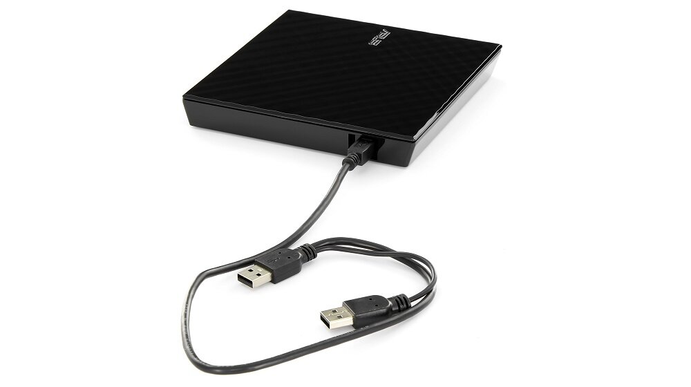 Napęd ASUS SDRW-08D2S-U LITE widok gora przewod