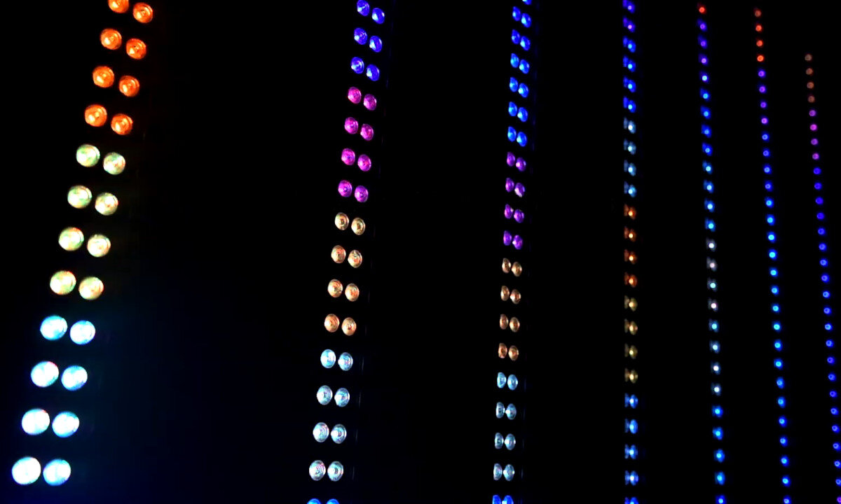 Belka LIGHT4ME LED Bar 64x3W RGB współpraca kontrola połączenie