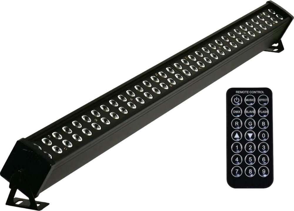 Belka LIGHT4ME LED Bar 64x3W RGB wymiary waga wykonanie jakość uchwyt montaż pilot
