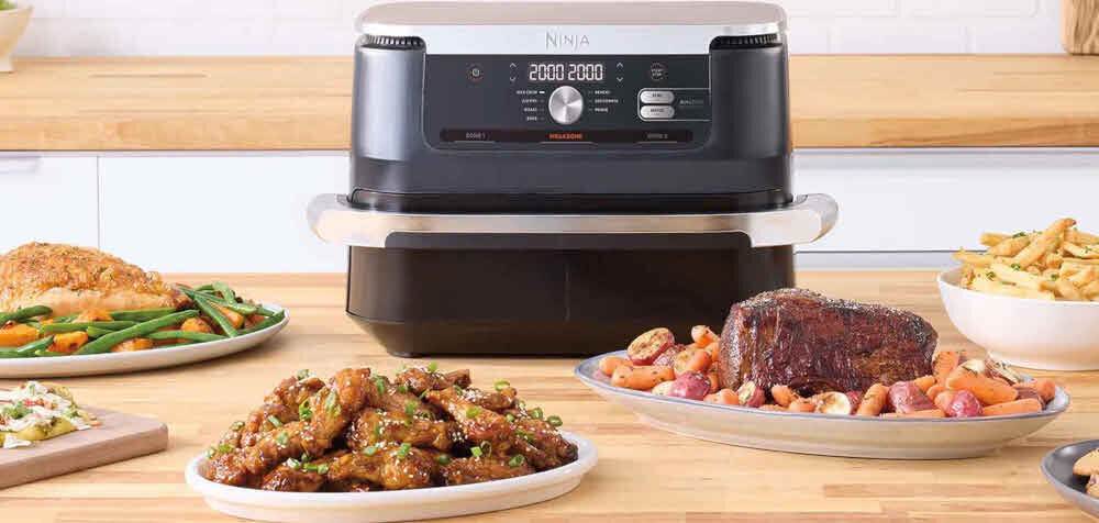 Frytkownica beztłuszczowa NINJA AF500EU Air Fryer programy ogrzewanie