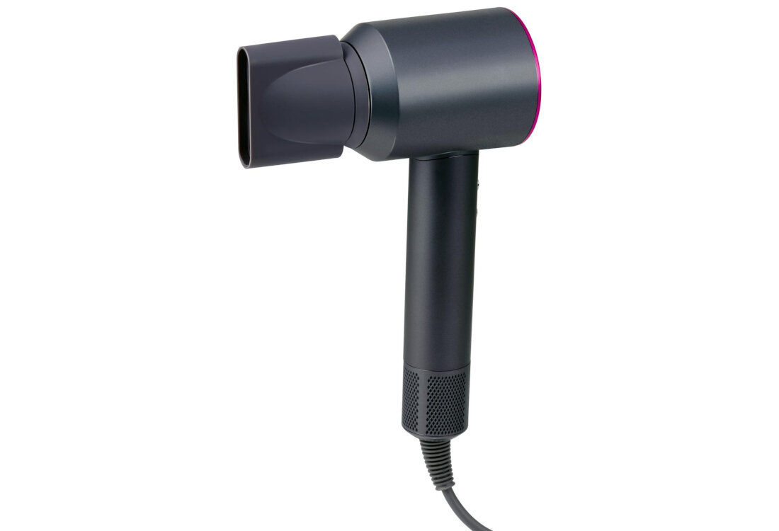 Suszarka ALPINA EDCO E1600 1600 W Stylizacja z pełną precyzją Magnetyczna dysza obracająca się o 360° modelowanie podkreślenie kształt fryzura oświetlenie LED w cyklach kolorystycznych kontrola sprężystość i połysk