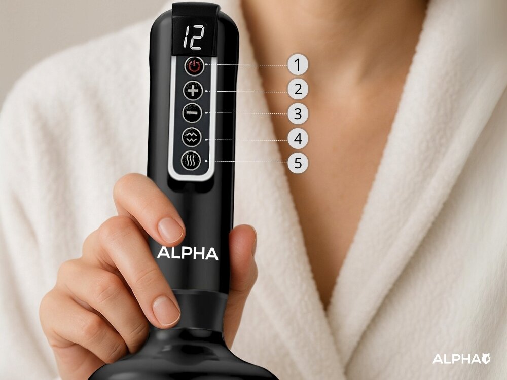 Masażer antycellulitowy ALPHA AMC-02 wszechstronne zastosowanie, pełny rytuał pielęgnacyjny, głęboki masaż