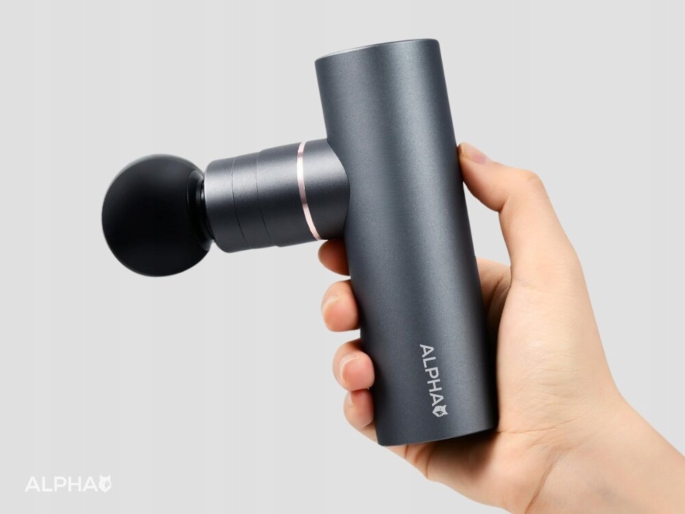 Masażer ręczny Gun ALPHA AMG-05 analizuje siłę docisku, redukcja napięcia mięśni, szybsze odzyskanie lekkości