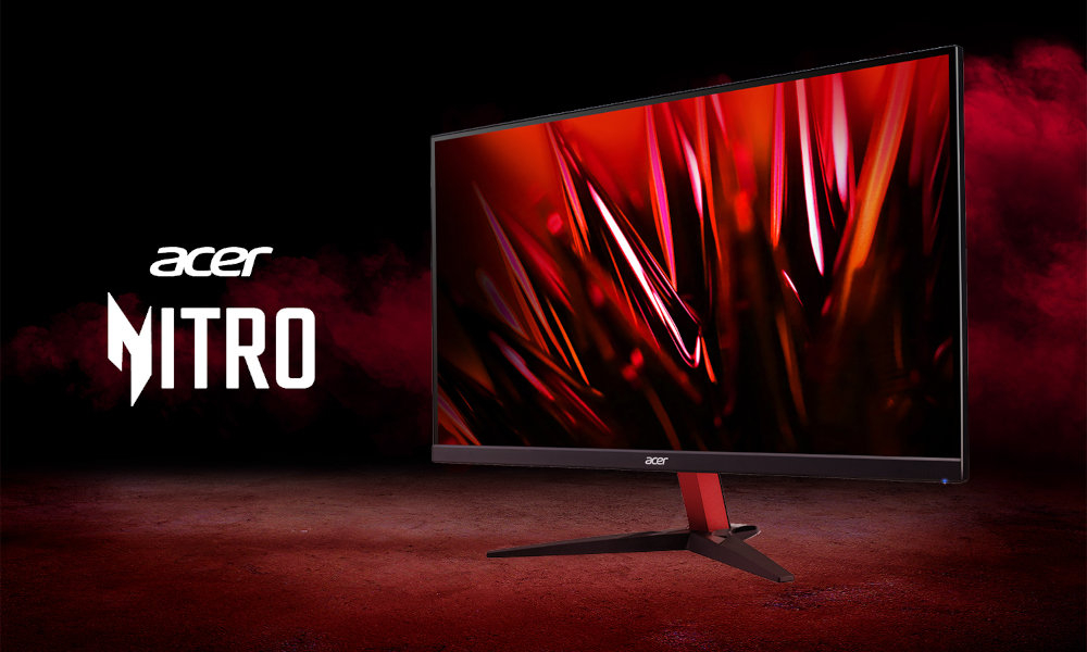 ACER Nitro KG272M3bmiipx monitor na czerwonym tle