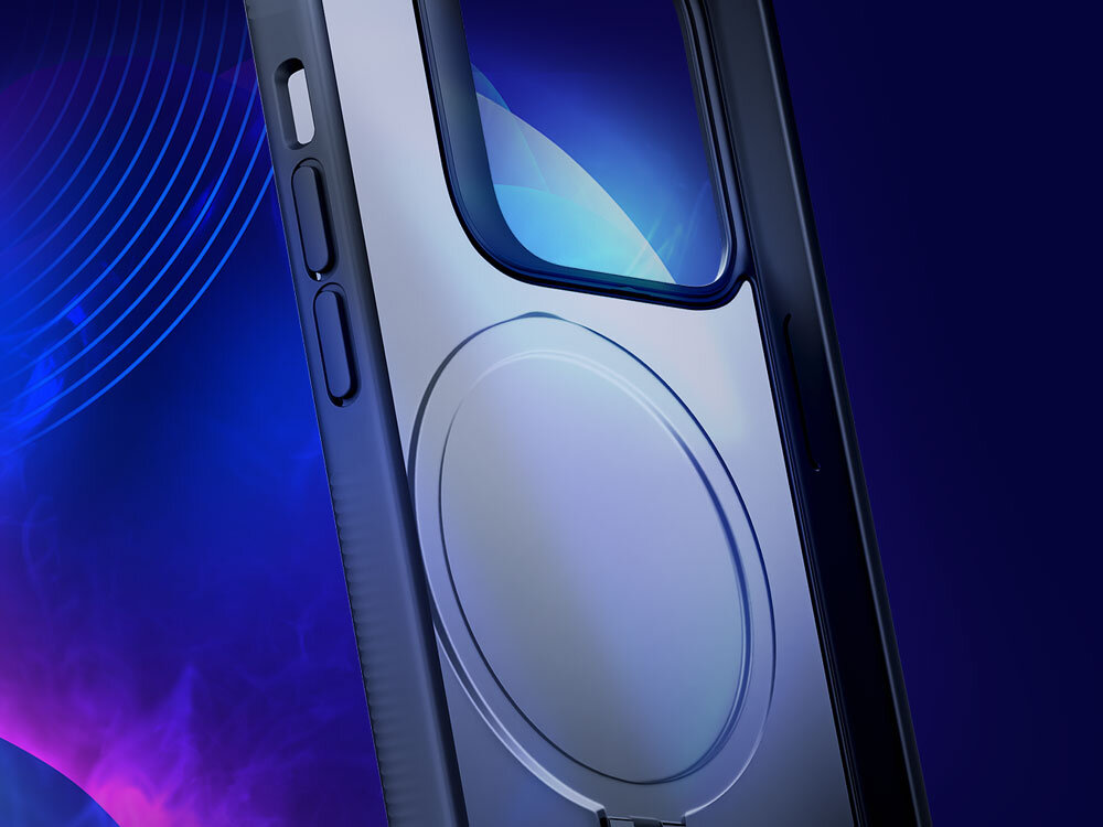 Etui 3mk Smoke Case Mag&Stand pion poziom podstawa treści