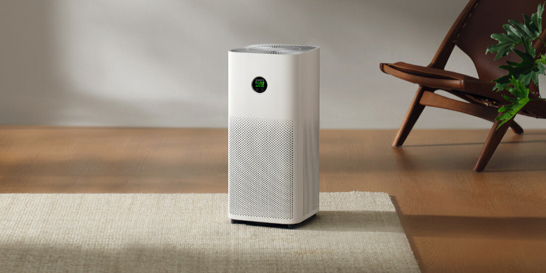 Oczyszczacz powietrza XIAOMI Air Purifier 6 design tło wizualizacja prezentacja Zadbaj o swoje powietrze